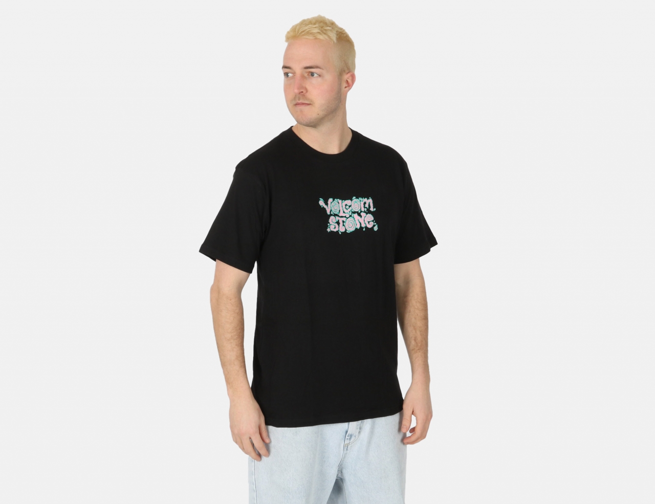 Volcom Justin Hager In Type T-Shirt - Black