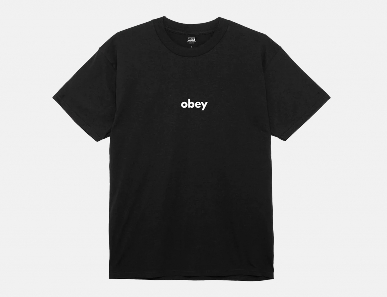 Obey Lower Case 2 T-Shirt - Black