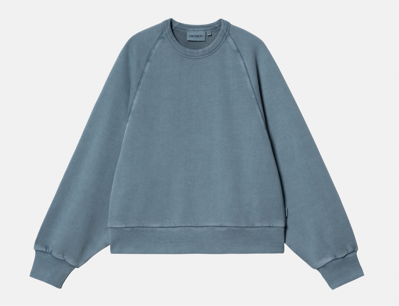 Carhartt WIP W&#039; Taos Sweat - Vancouver Blue garment dyed