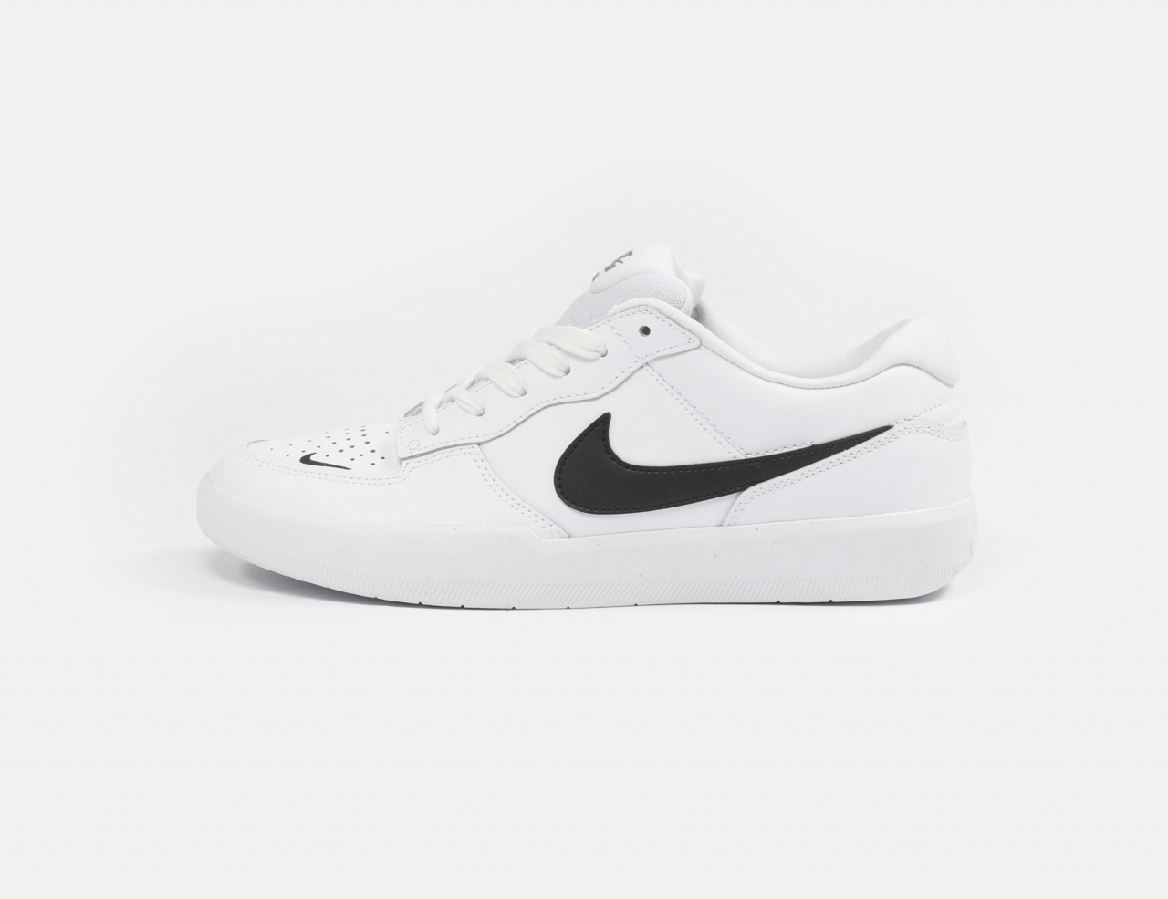 Nike SB Force 58 Premium Leather Sneaker - White / Black