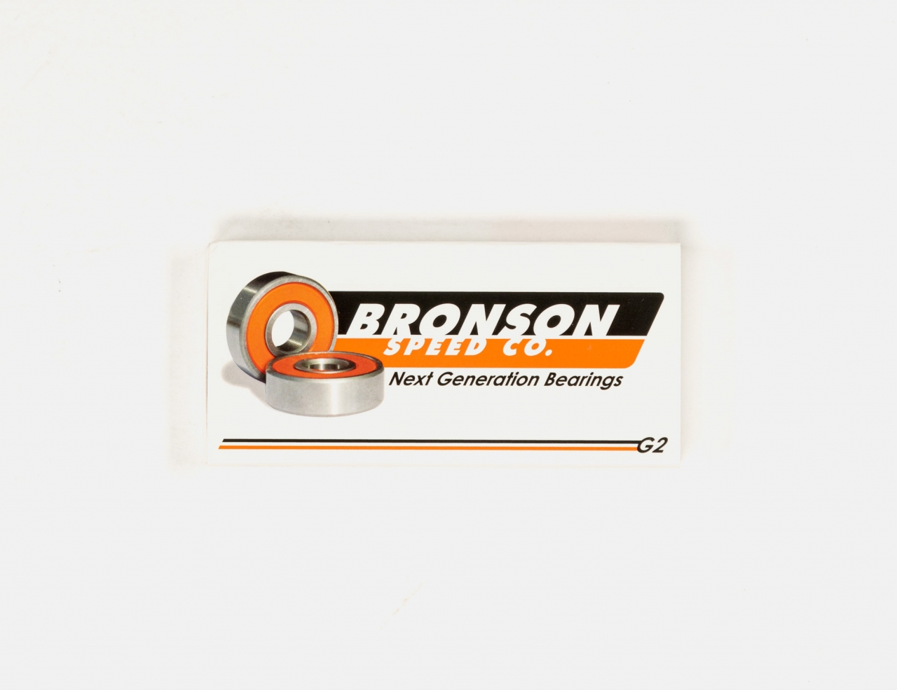 Bronson Speed Co. G2 Bearings - Orange-Silver