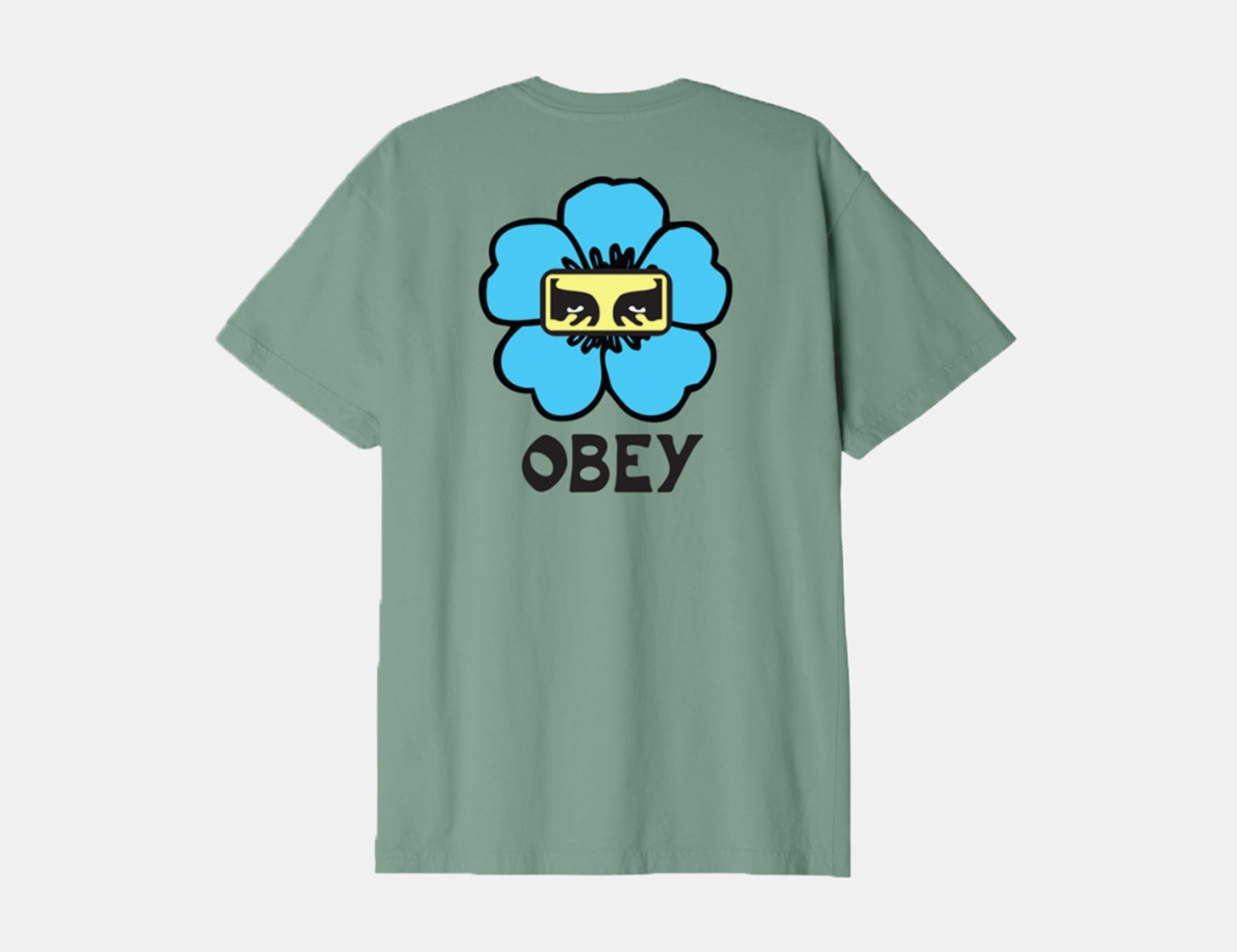 Obey La Flor T-Shirt - Jade