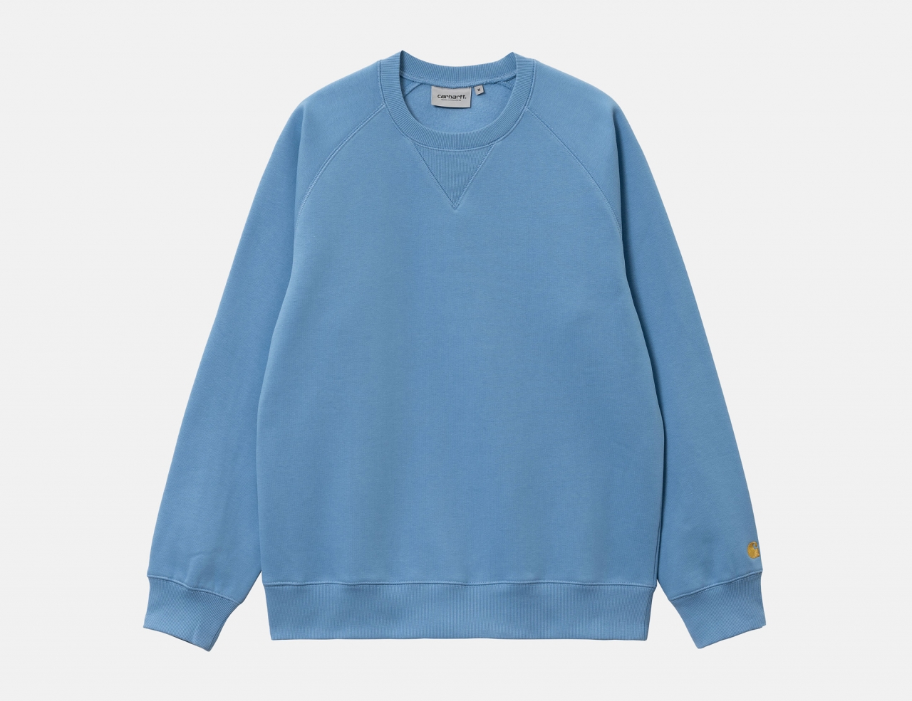 Carhartt WIP Chase Pullover - Piscine / Gold