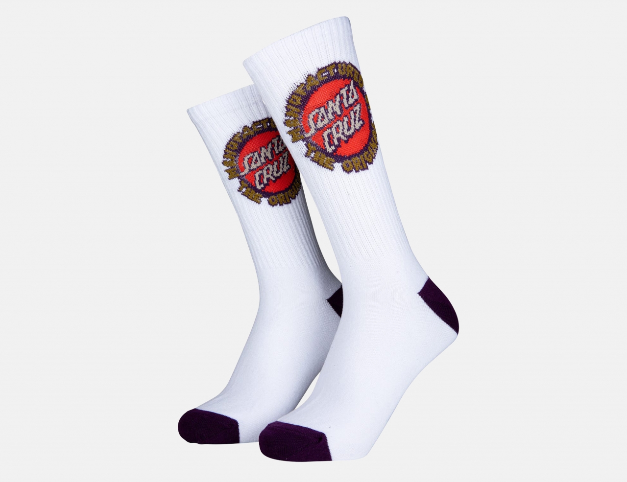 Santa Cruz Speed MFG Socks - White