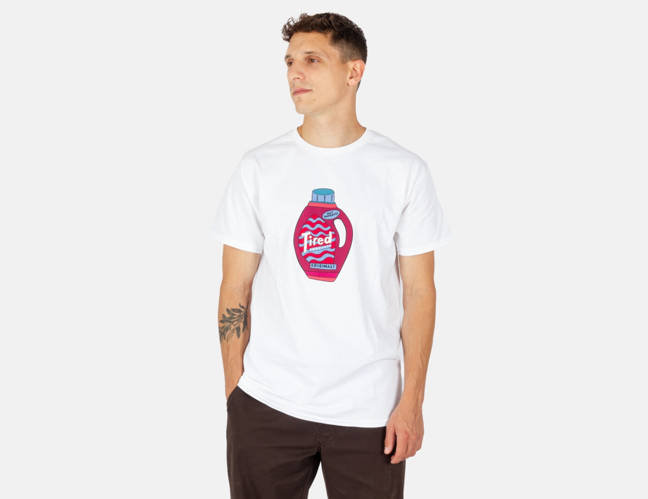 Tired Detergent T-Shirt - White