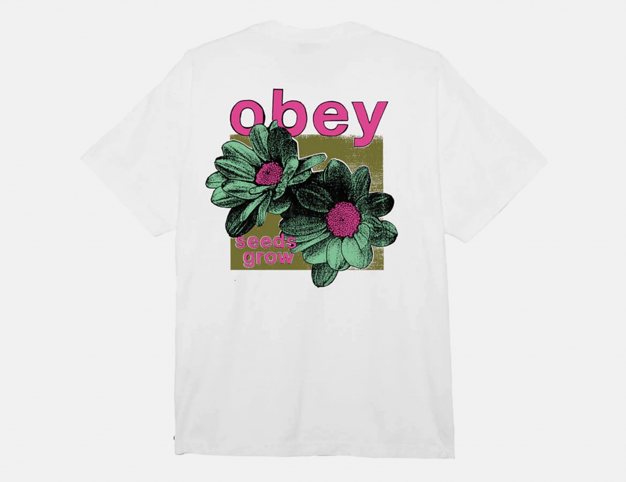 Obey Seeds Grow T-Shirt - White
