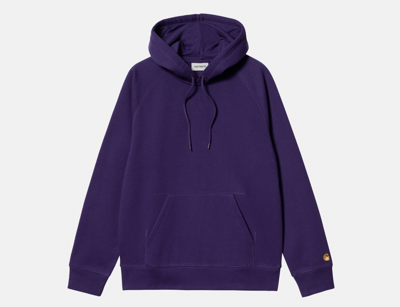 Carhartt WIP Chase Hoodie - Tyrian / Gold
