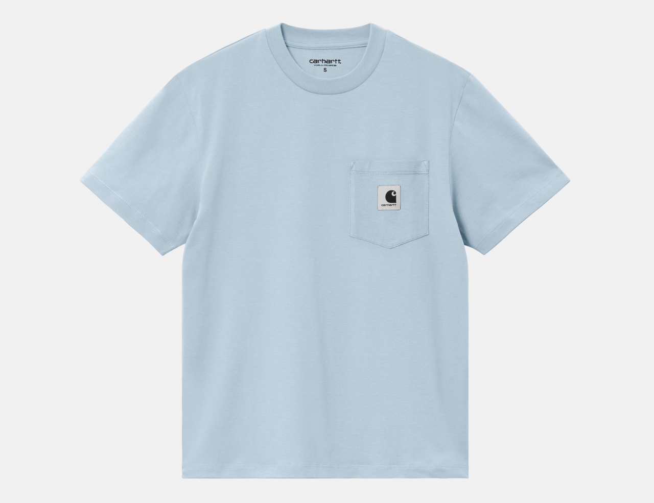 Carhartt WIP W&#039; Shortsleeve Pocket T-Shirt - Frosted Blue
