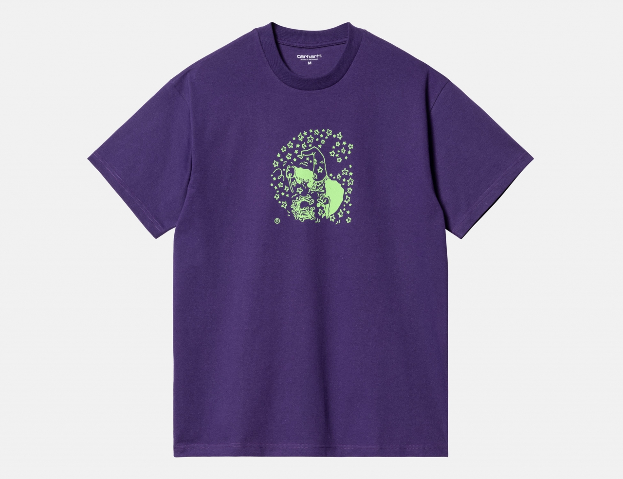 Carhartt WIP S/S Hocus Pocus T-Shirt - Tyrian/Green