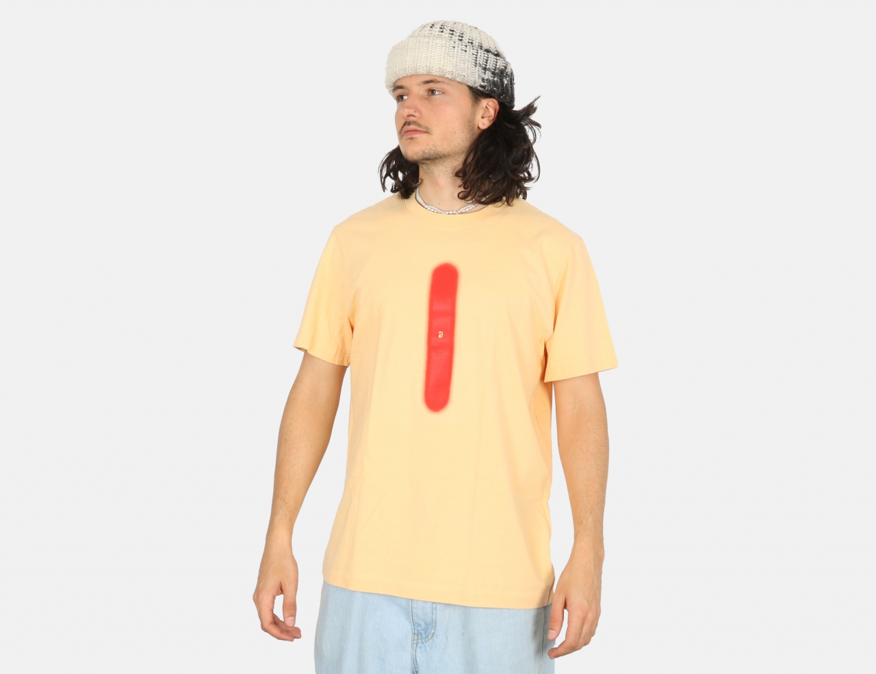 Poetic Collective Neon Spray T-Shirt - Yellow