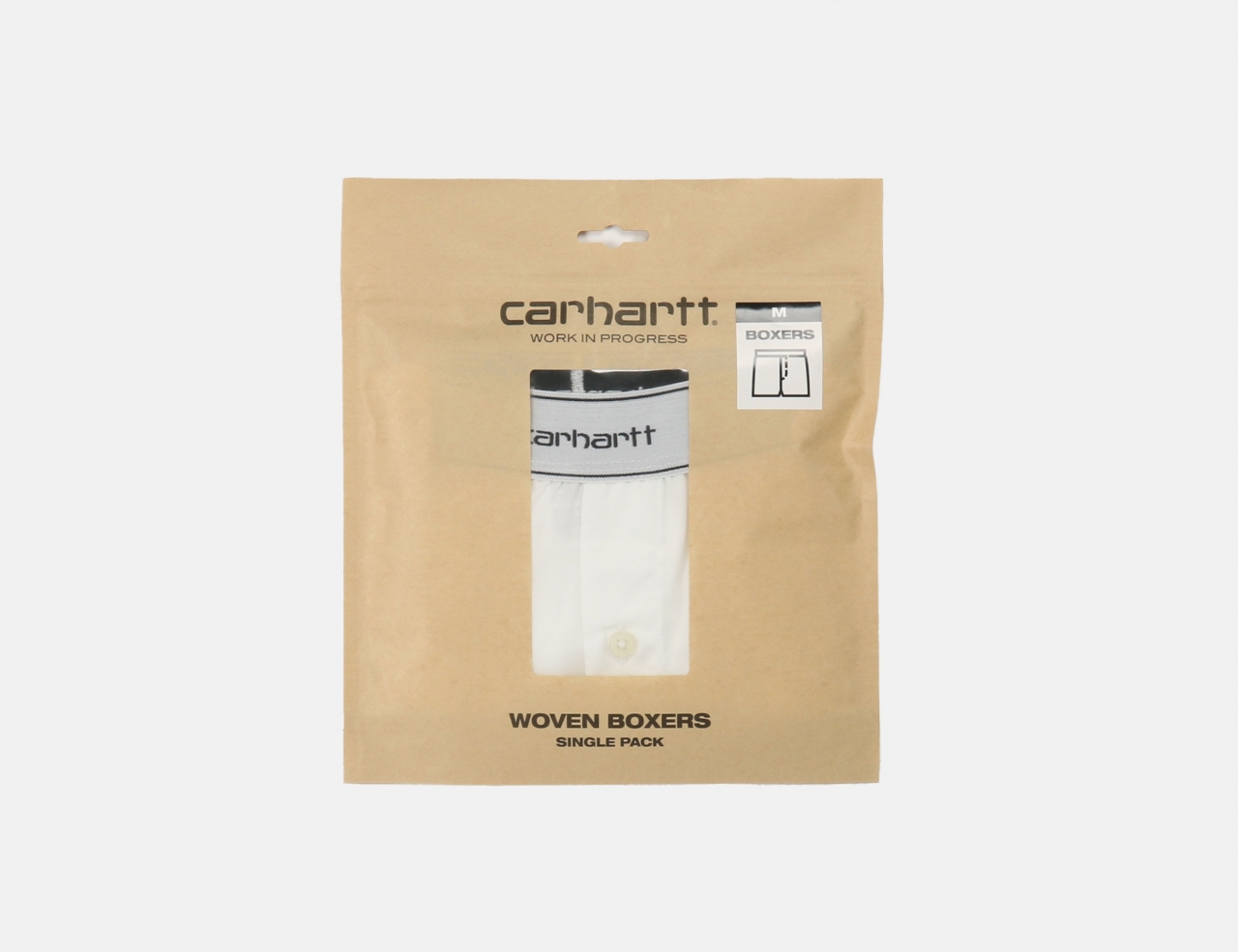 Carhartt WIP Cotton Script Boxershort - White