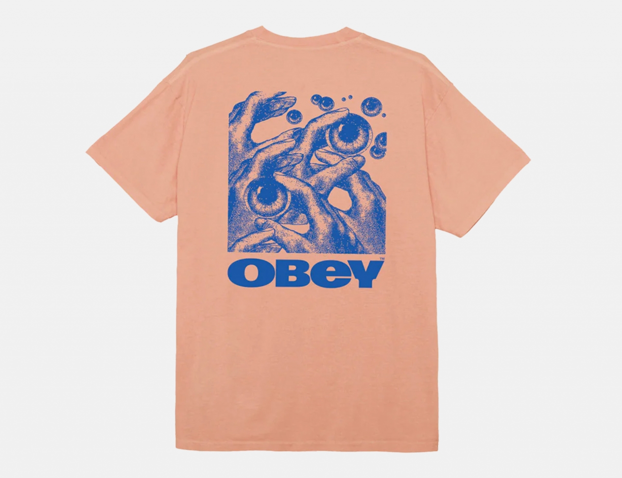 Obey Eyes In My Head T-Shirt - Pigment Sunset Coral