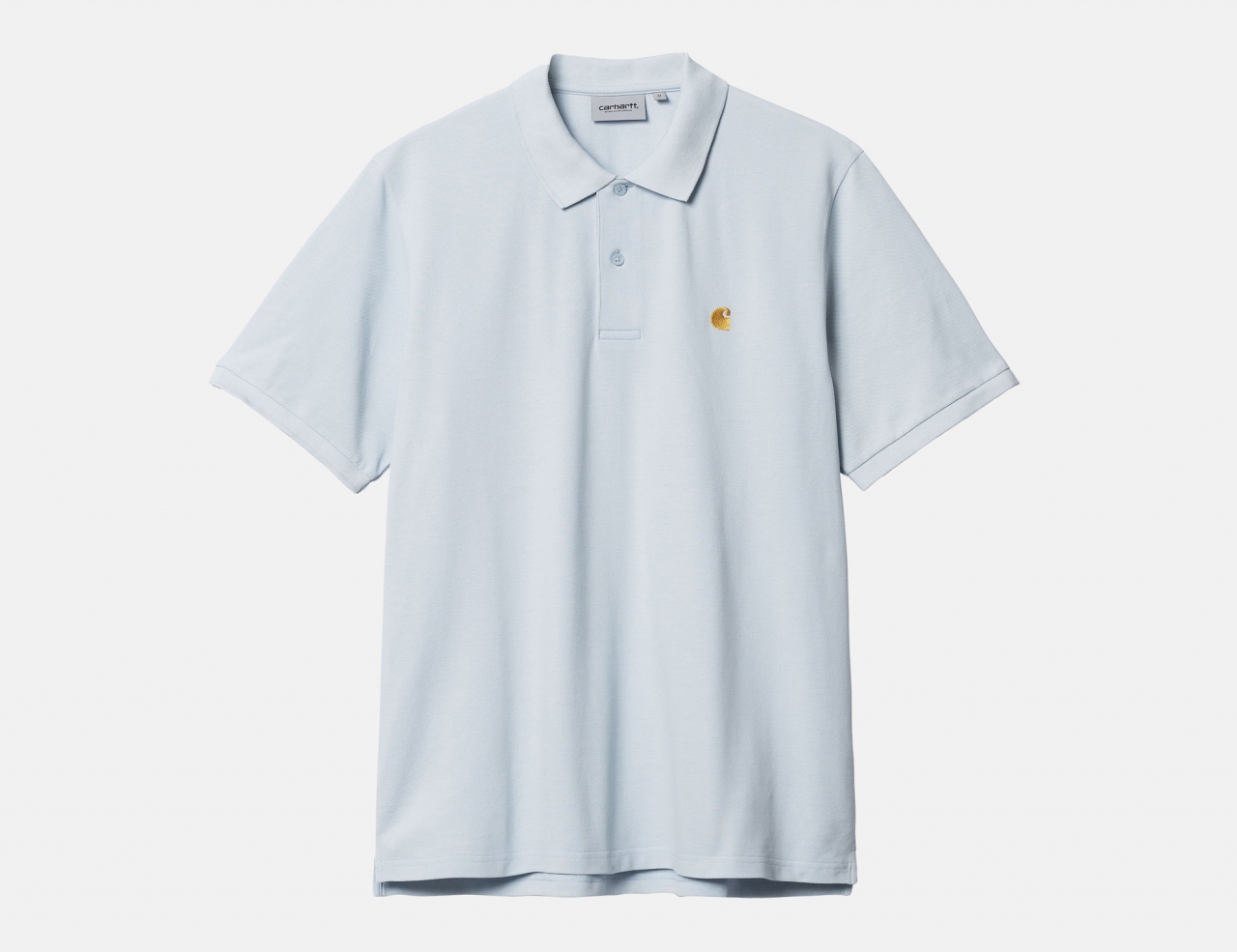 Carhartt WIP Chase Pique Polo - Icarus / Gold