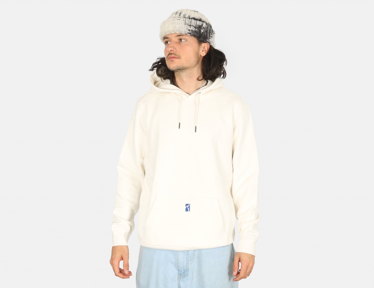 Poetic Collective Strokes Hoodie - Ivory