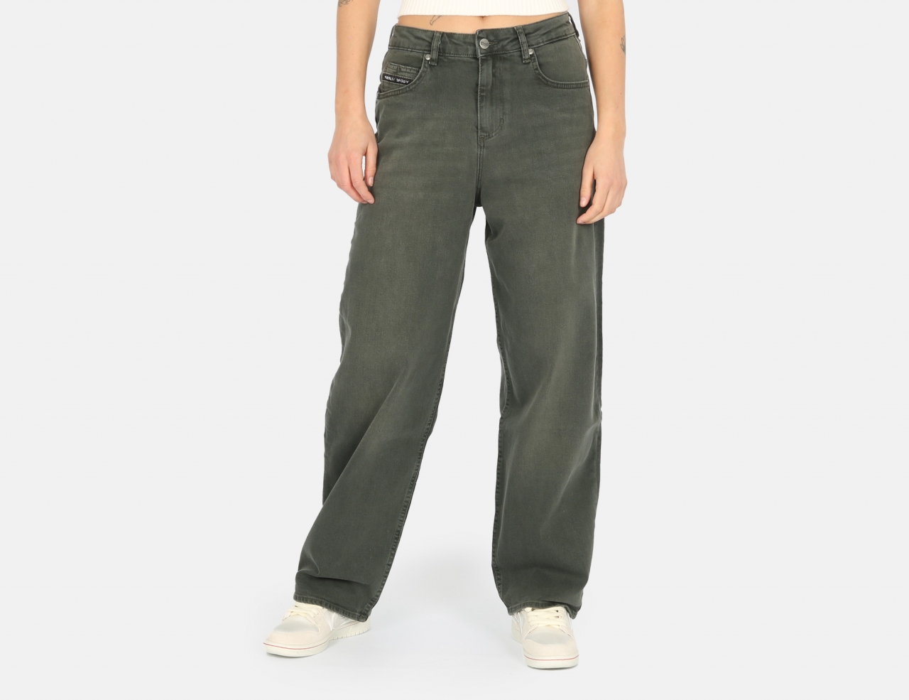 Reell Jeans W&#039; Chloé Baggy Jeans Pant - Green