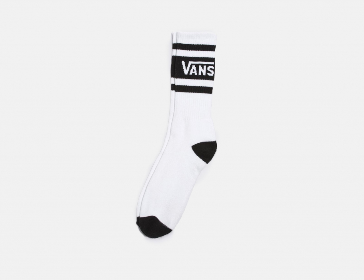 VANS Drop V Crew Socke - White/Black