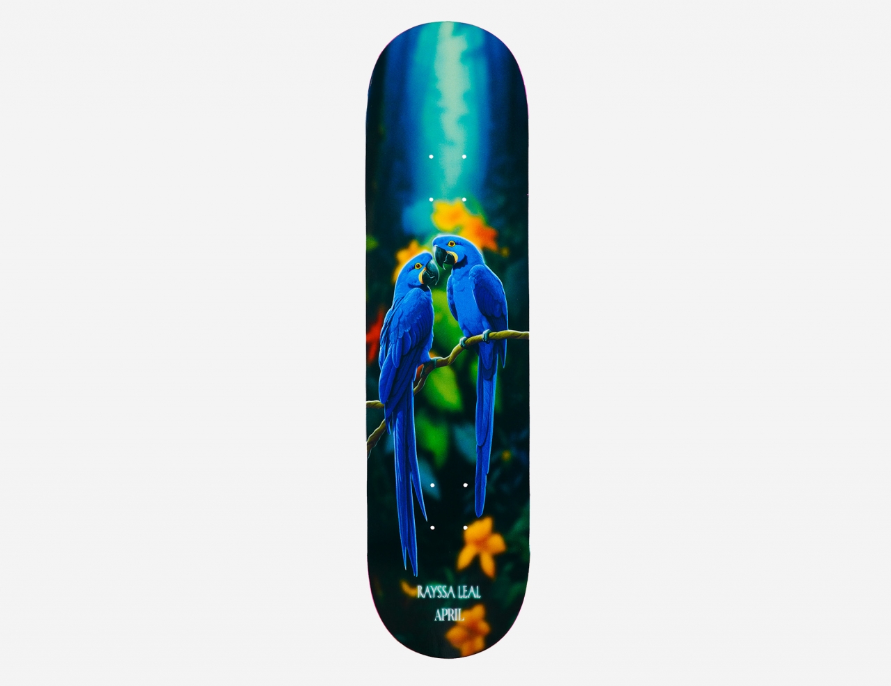 April Skateboards Rayssa Leal Blue Macow 8.25&quot; Deck