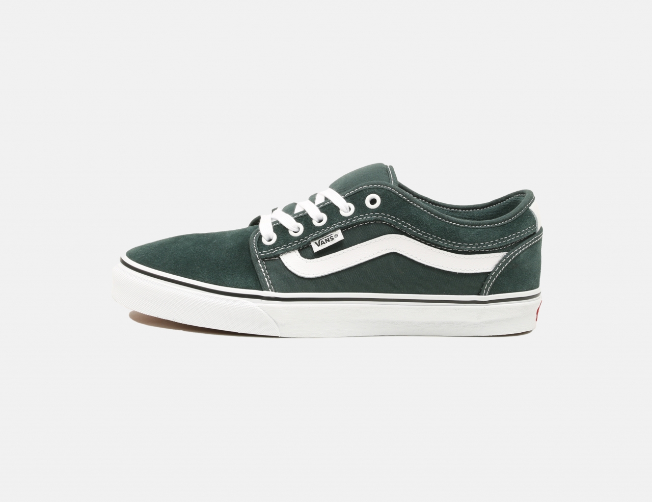 VANS MN Chukka Low Sidestripe Sneaker - Green Gables / True White