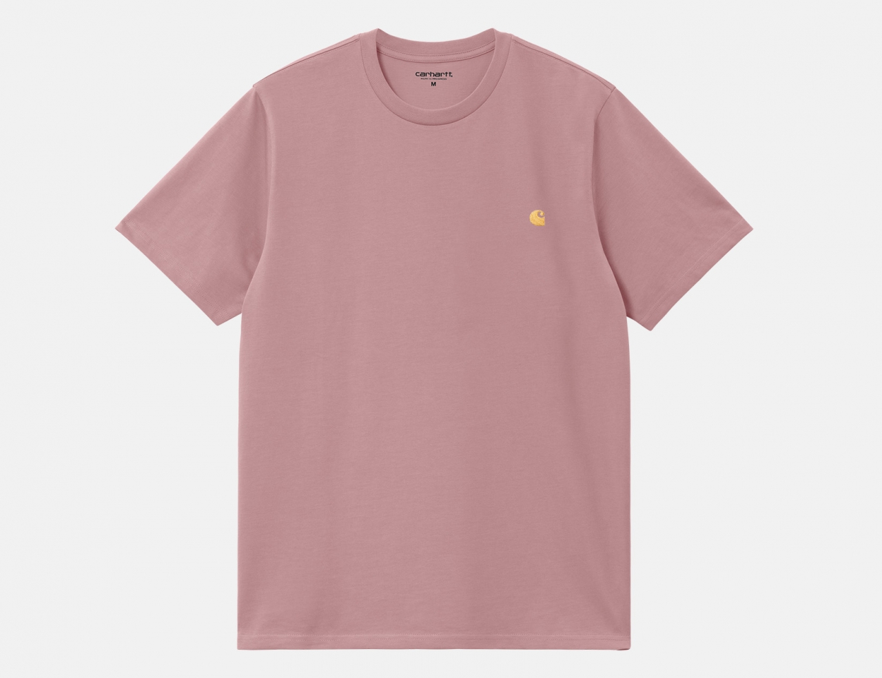 Carhartt WIP S/S Chase T-Shirt - Glassy Pink/Gold