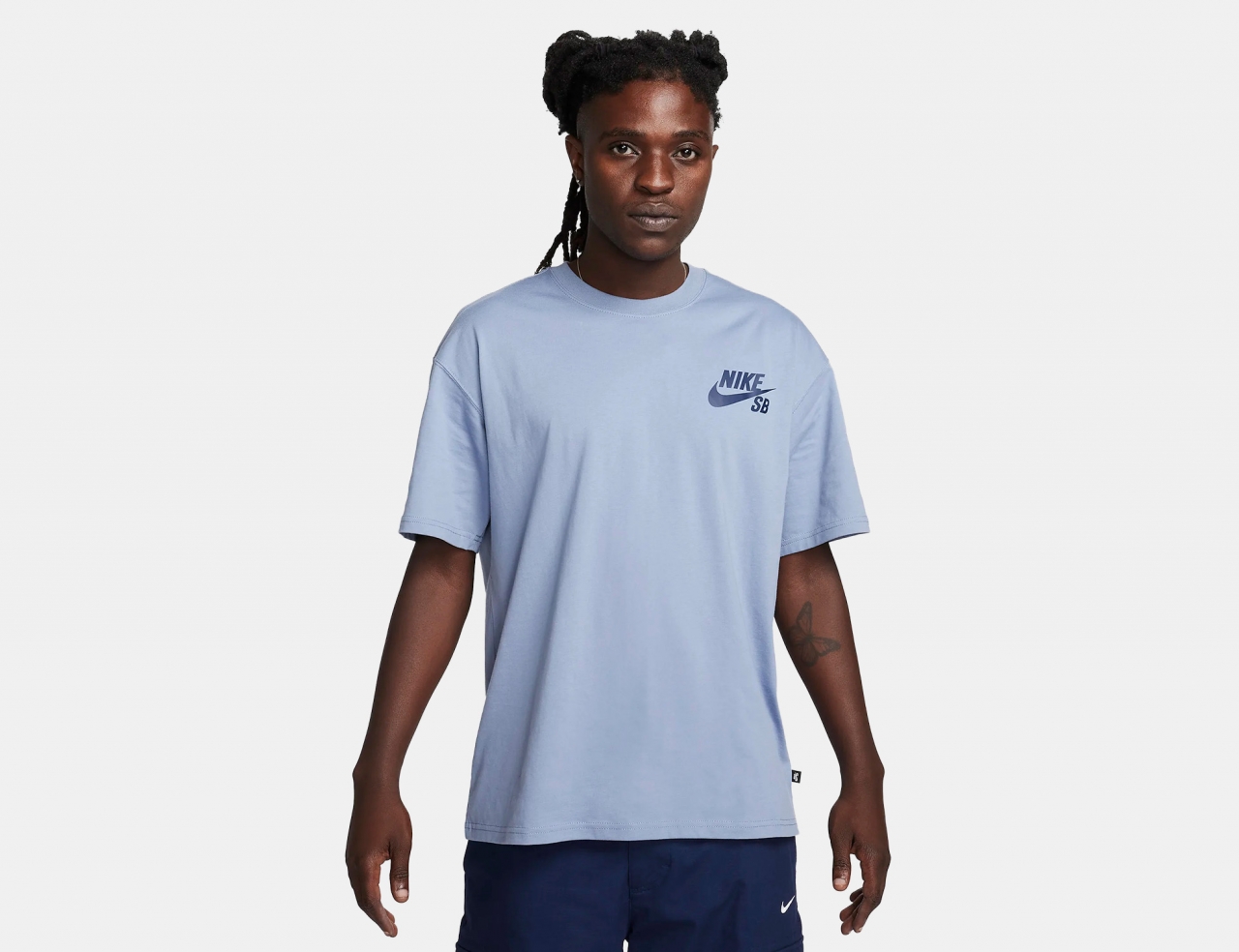 Nike SB Logo Skate T-Shirt - Ashen Slate