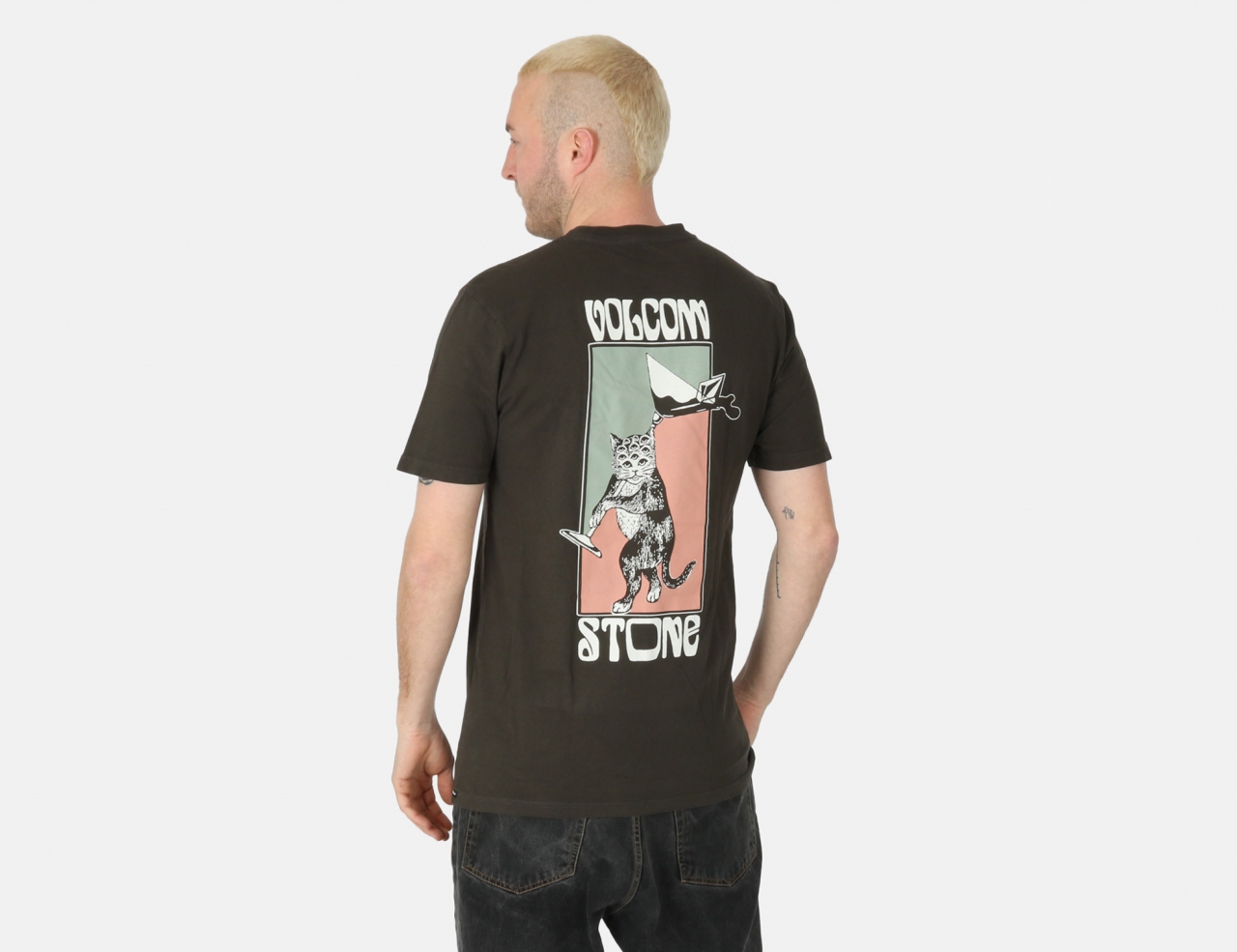 Volcom Feline T-Shirt - Rinsed Black