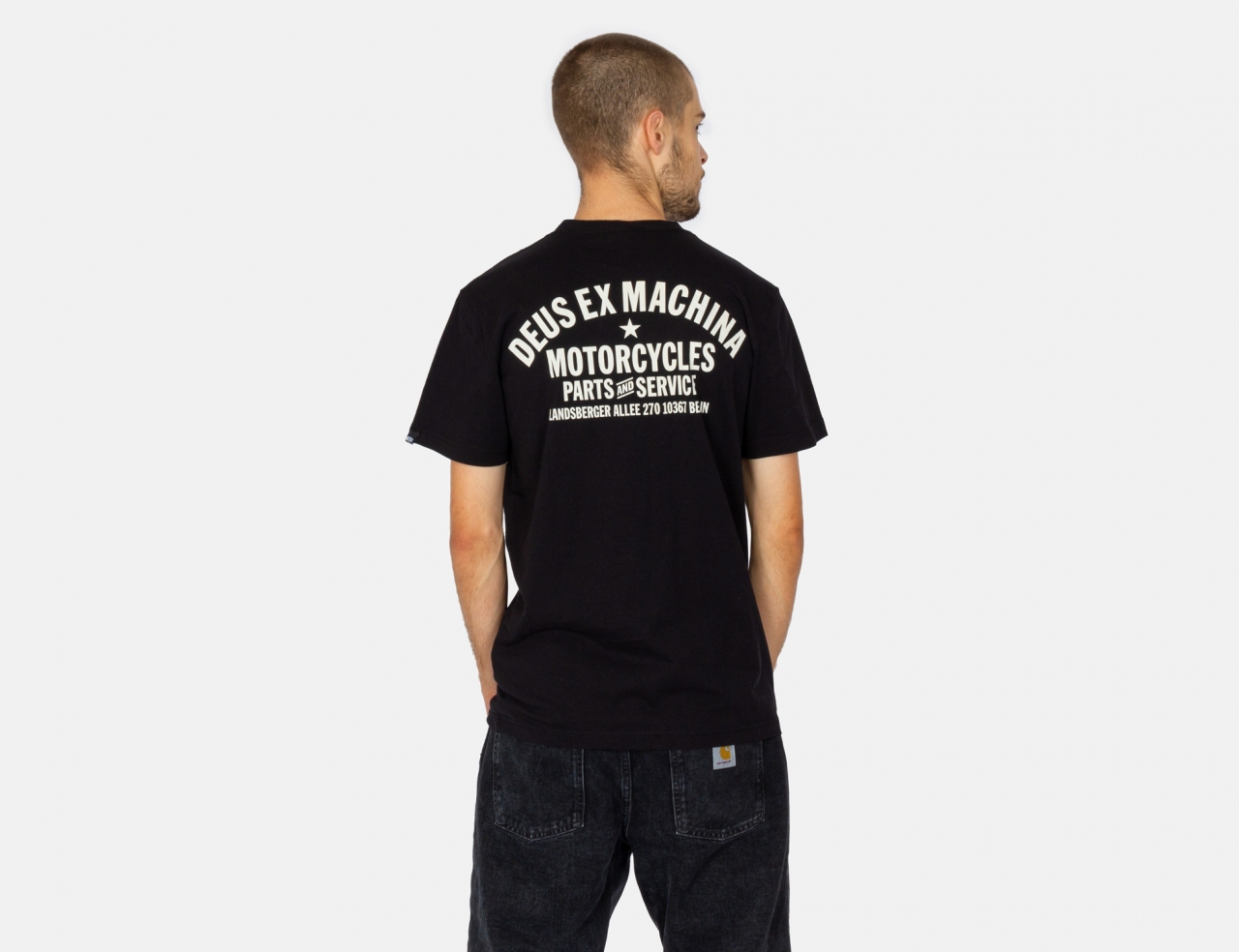 Deus ex Machina Berlin Address T-Shirt - Black