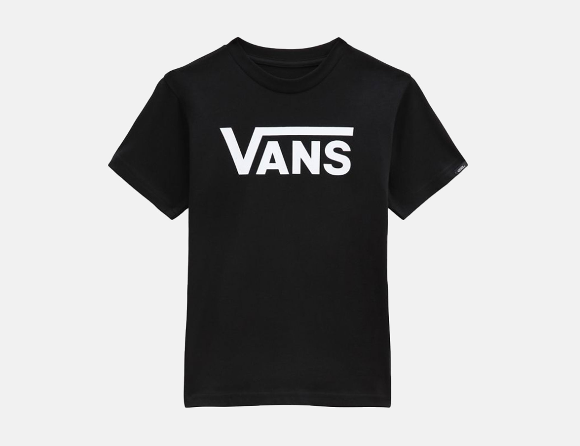 VANS Classic Kids T-Shirt - Black / White | Blowout