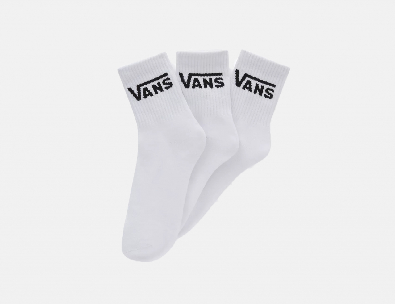VANS Classic Half Crew Socke - White