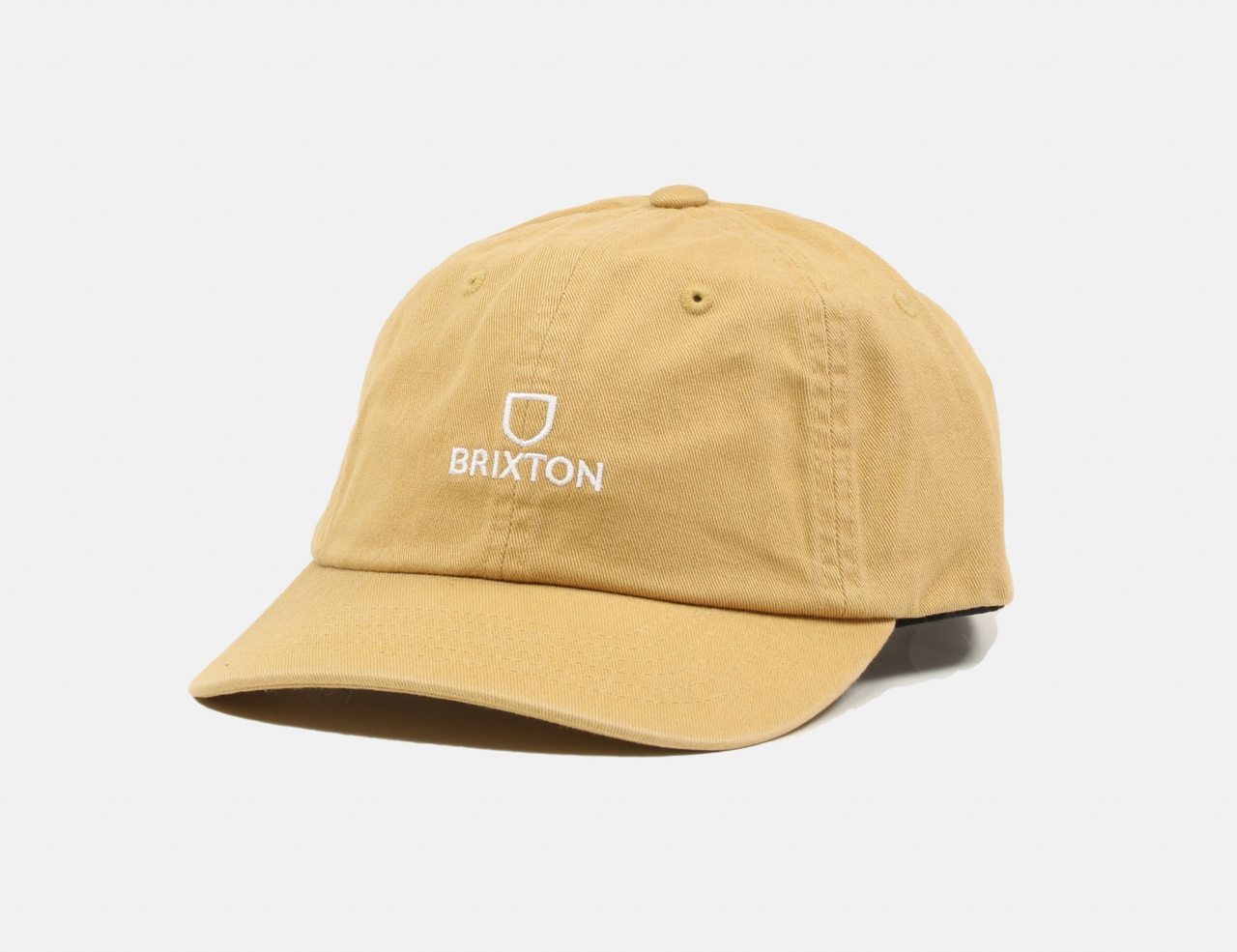 Brixton Alpha Low Profile Cap - Golden Brown Vintage Wash
