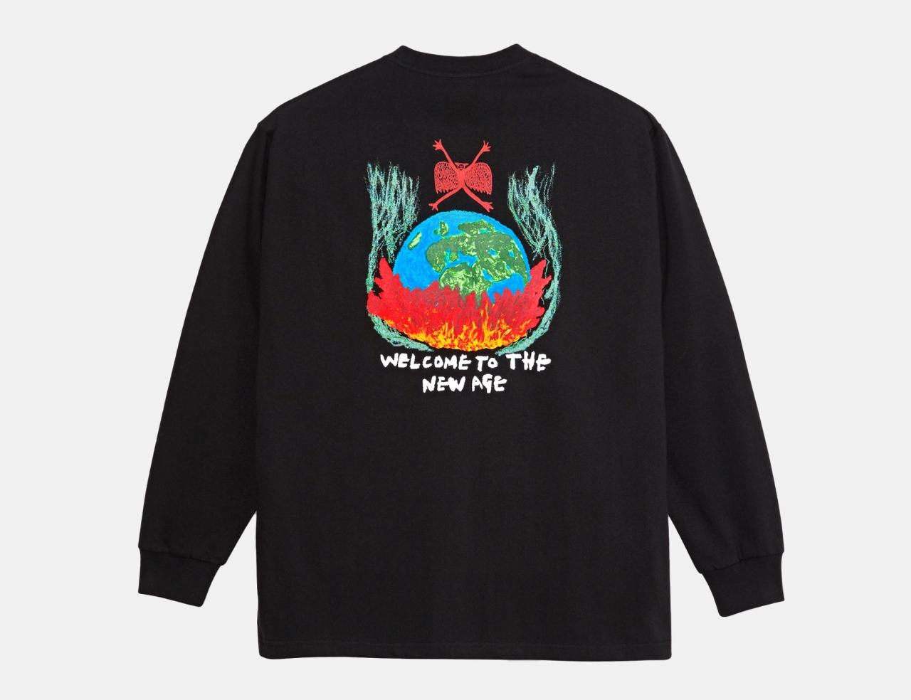 Polar Skate Co. Welcome To The New Age Longsleeve - Black