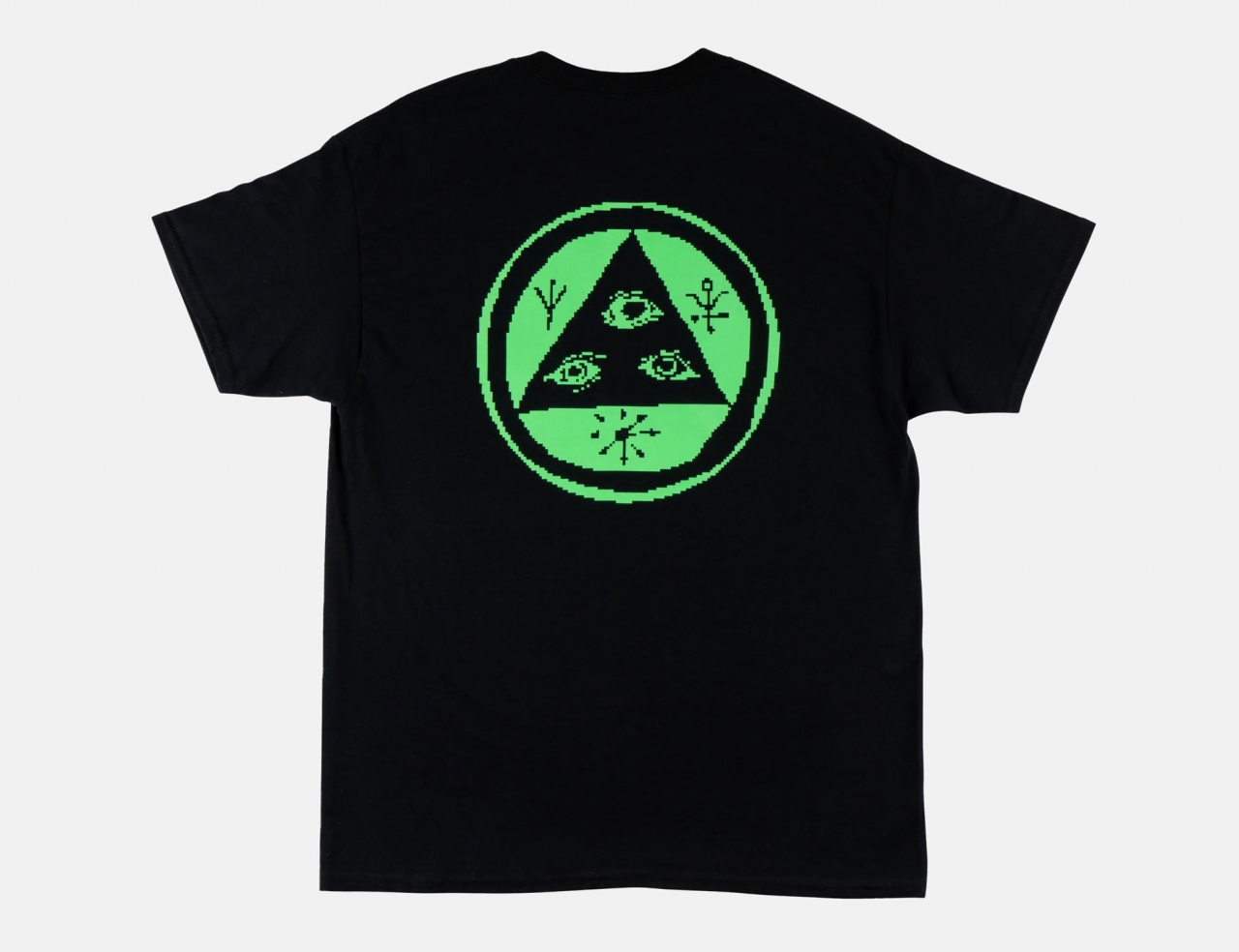 Welcome Pixel Tali T-Shirt - Black / Green