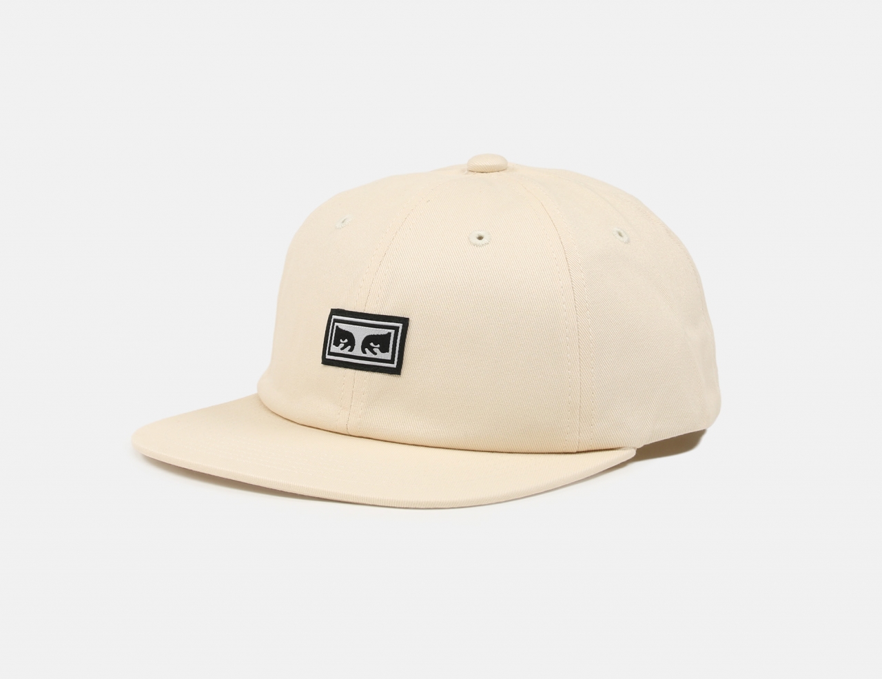 Obey Icon Eyes 6 Panel Cap II - Unbleached