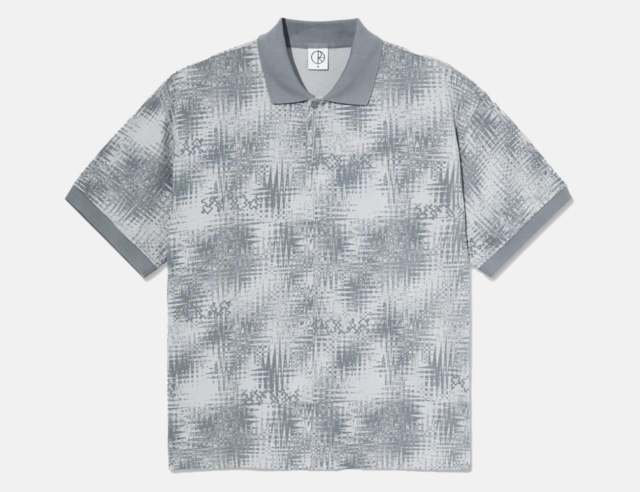 Polar Skate Co. Surf Scribble Polo Shirt - Silver