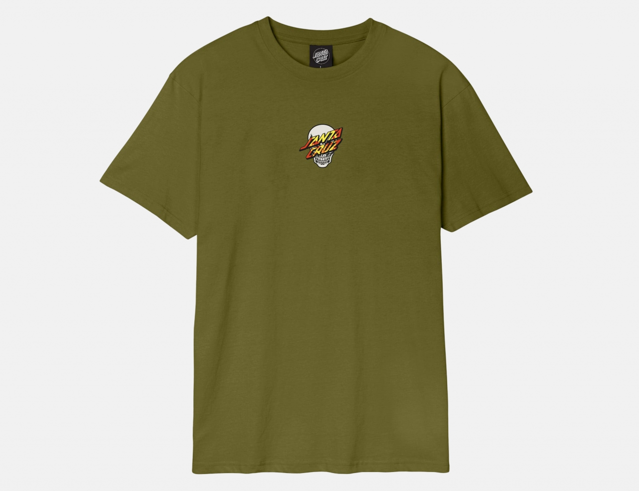 Santa Cruz Dressen Skull Dot T-Shirt - Sea Kelp