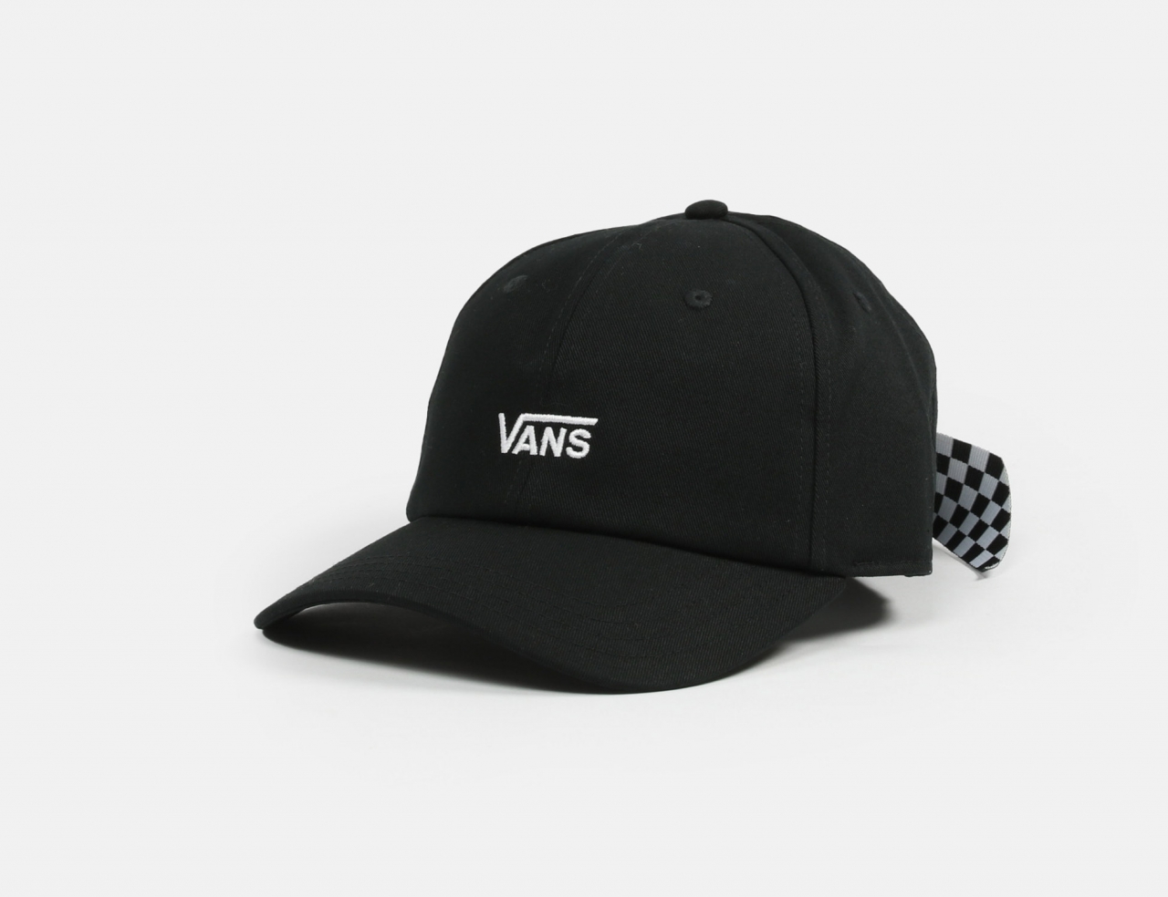VANS Bow Back Cap - Black / White