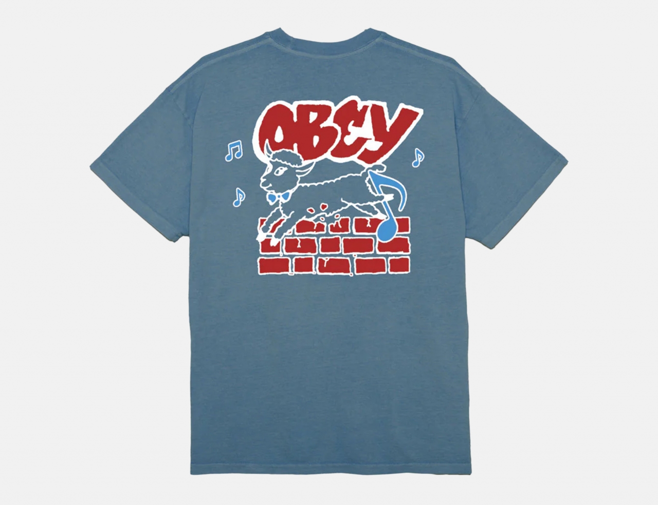 Obey Out Of Step T-Shirt - Pigment Coronet Blue
