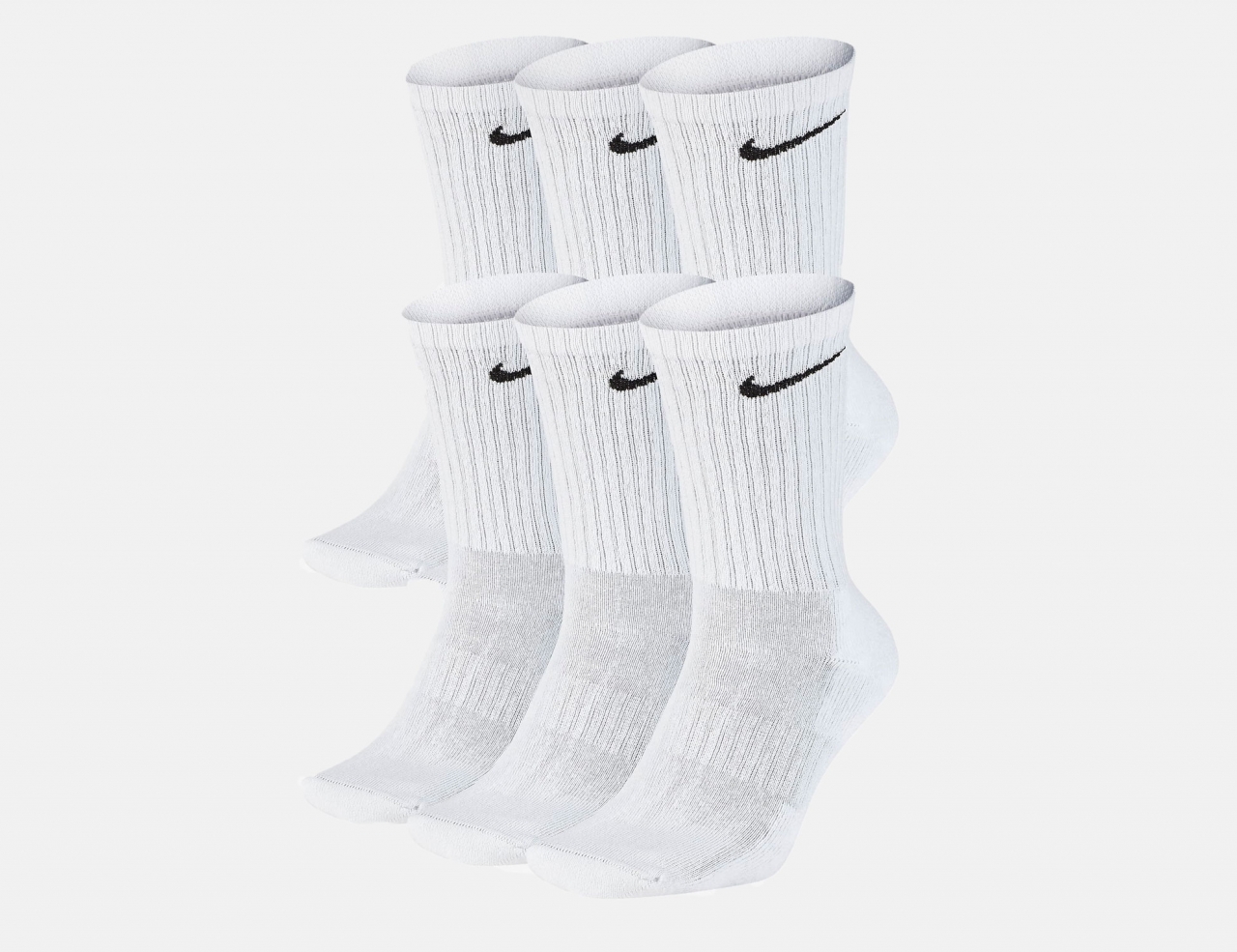 Nike SB Everyday Crush Crew Socke 6-Pair - White