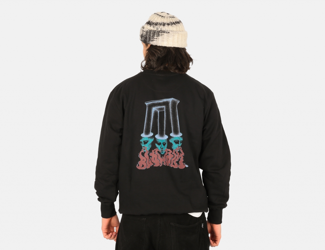 Blowout Smoking Heads BP Pullover - Black