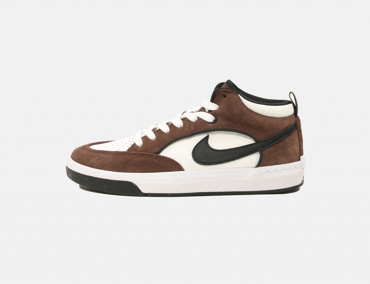 Nike SB React Leo Sneaker - Lt Chocolate / Black / White / Black