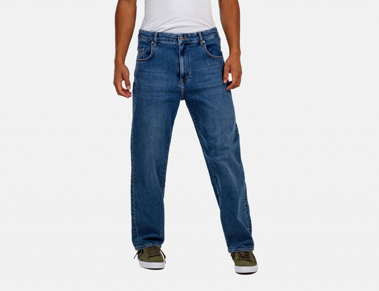 Reell Jeans Solid Pant - Retro Mid Blue, Hosen, Men, Streetwear