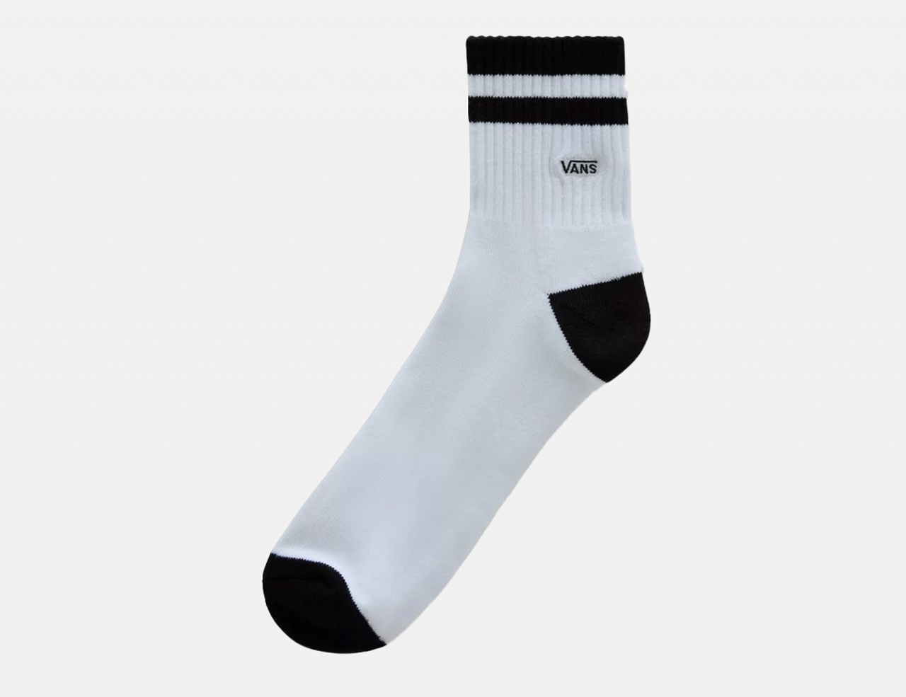 VANS Half Crew Socks - White / Black