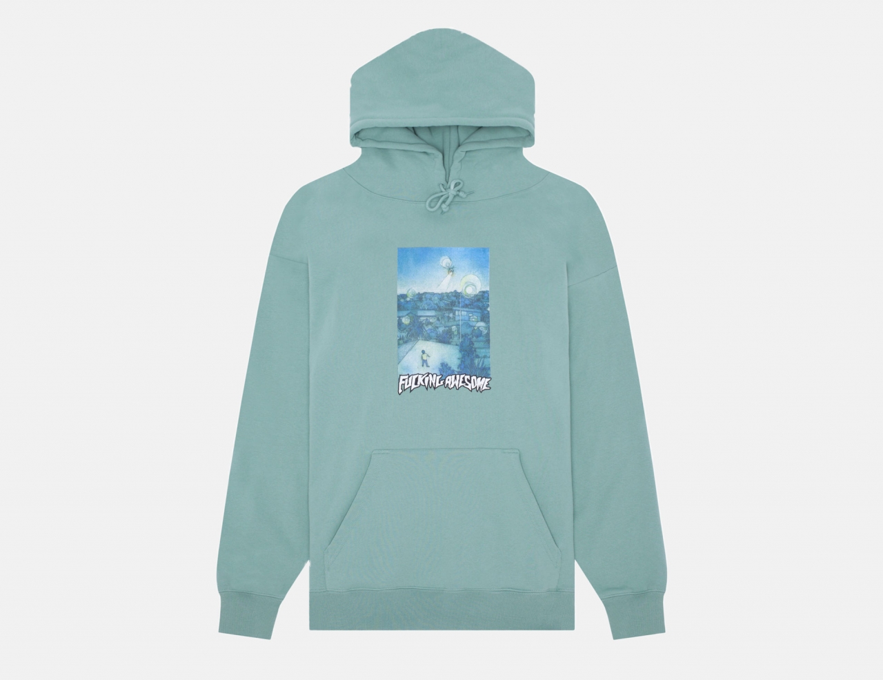 Fucking Awesome Helicopter Hoodie - Teal