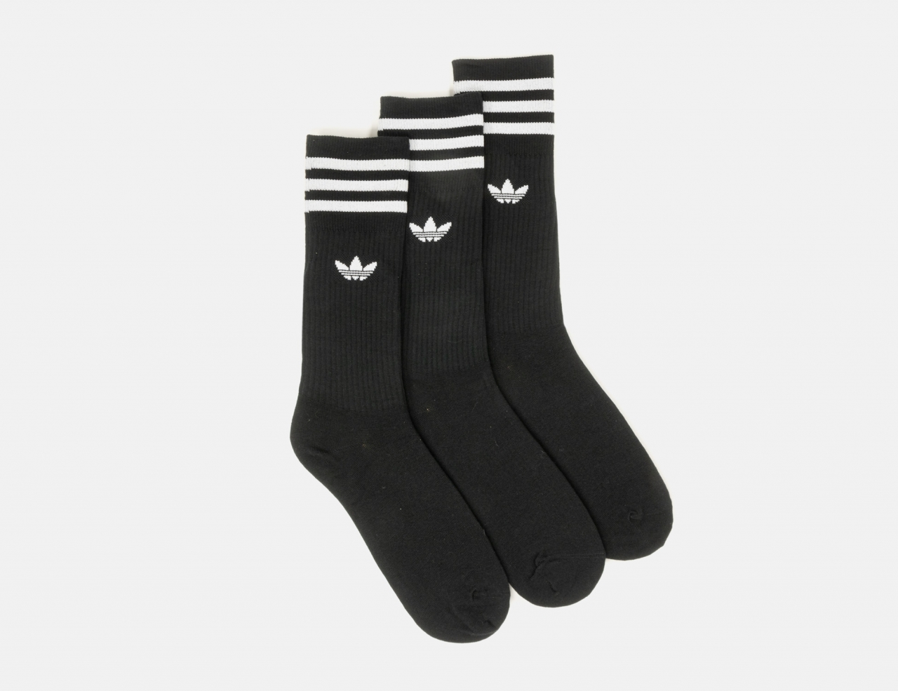 Adidas Solid Crew Socken - Black/White