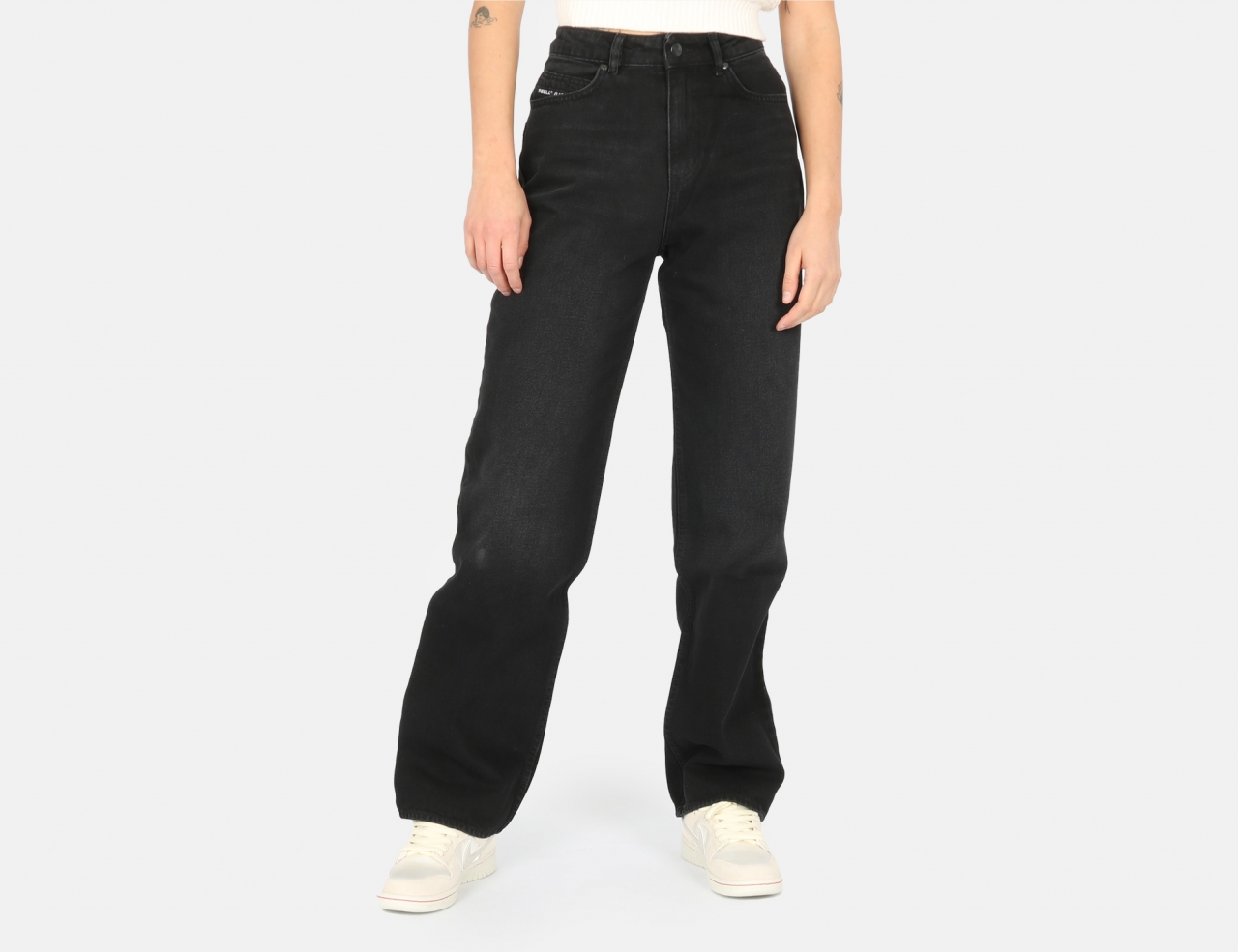 Reell Jeans W&#039; Betty Baggy Pant - Black Wash 50/50