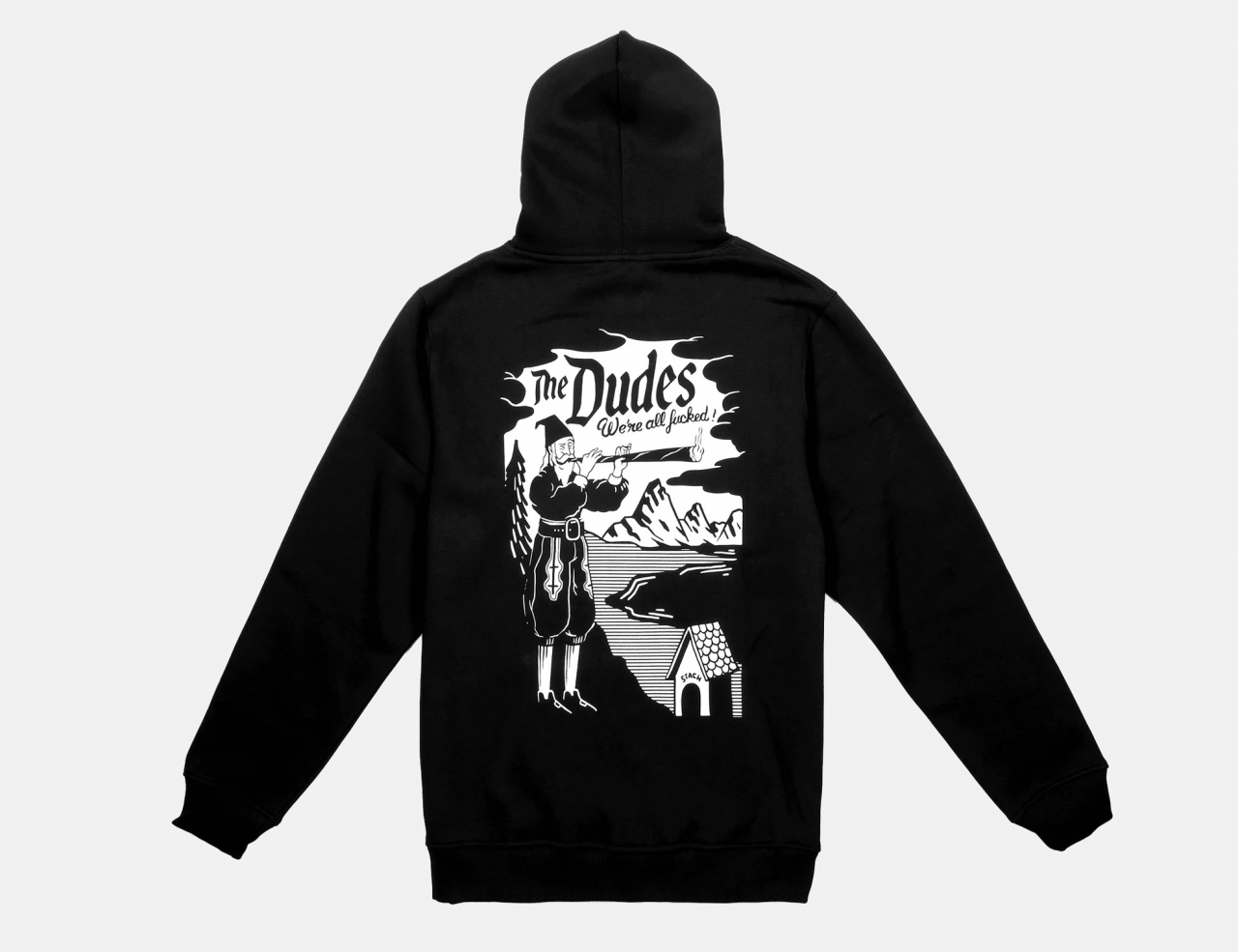 The Dudes Fucked Hoodie - Black