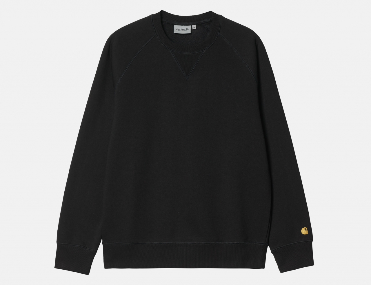 Carhartt WIP Chase Sweatshirt - Black / Gold