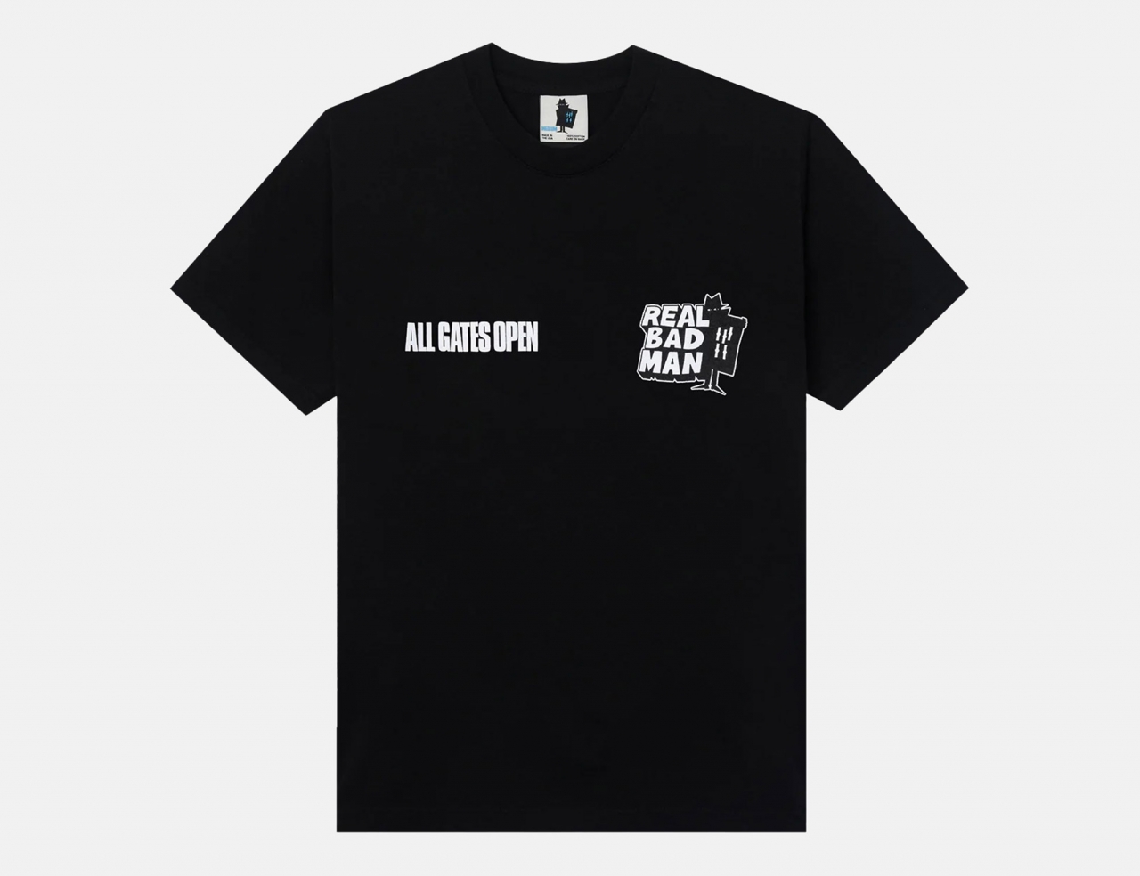 Real Bad Man All Gates Open T-Shirt - Black