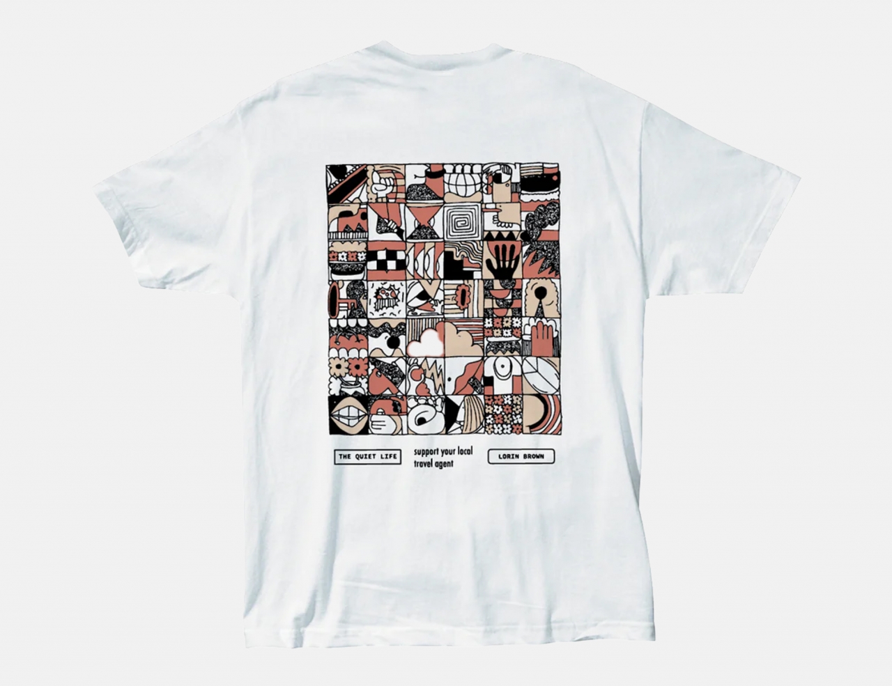 The Quiet Life Lorin Brown T-Shirt - White