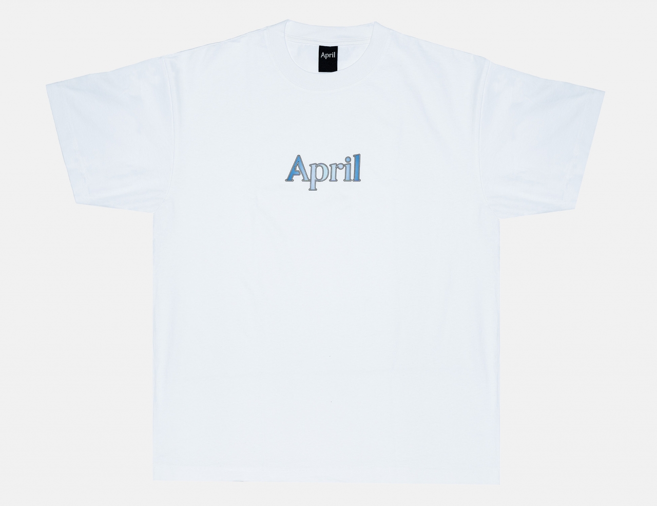 April Skateboards Gradient Logo T-Shirt - White