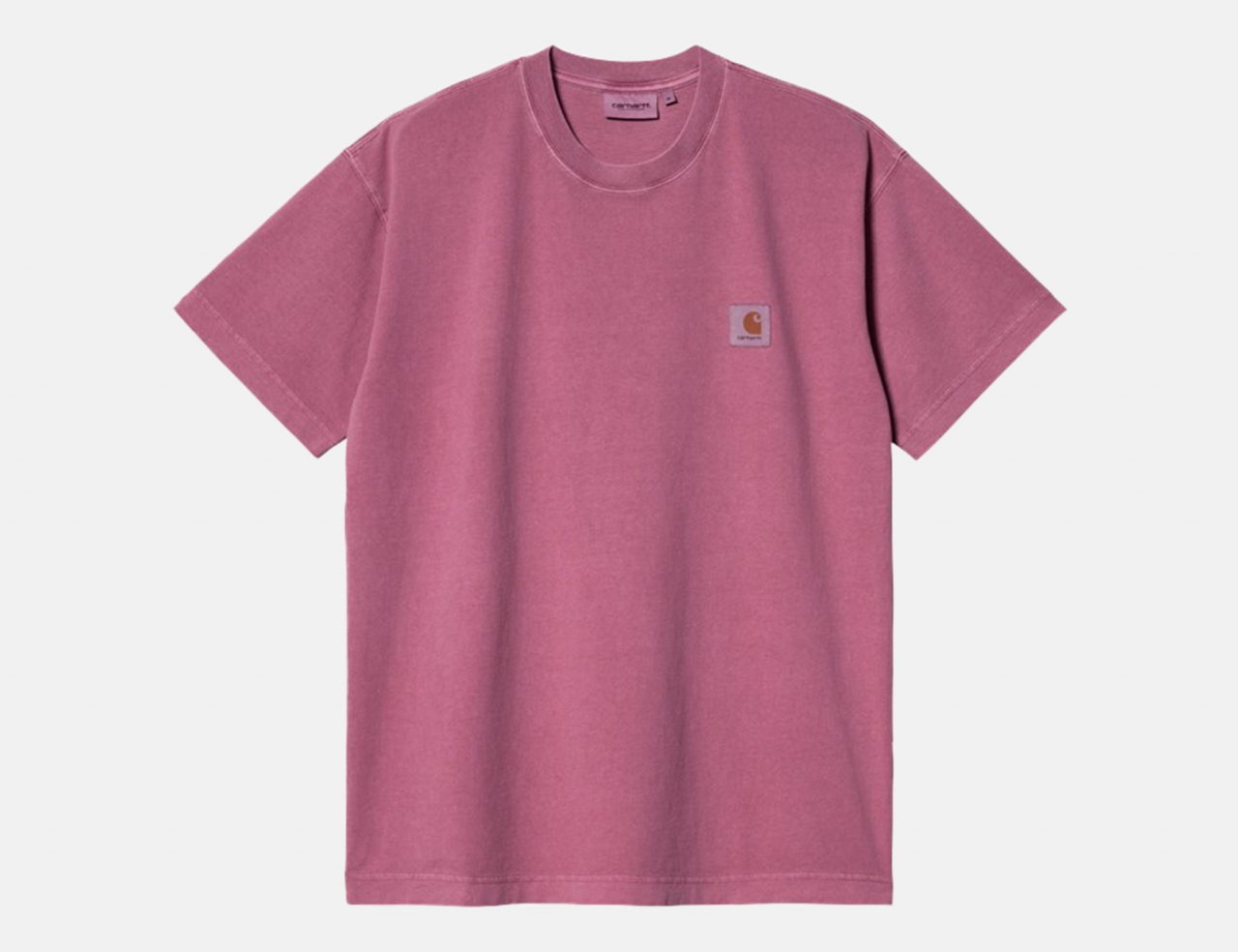 Carhartt WIP S/S Nelson T-Shirt - Magenta Garment Dyed